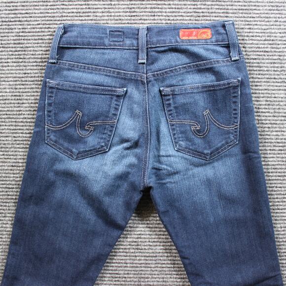 AG Adriano Goldschmied Farrah Skinny Jeans Women's 25x27 Blue High Rise Stretch - Picture 6 of 9